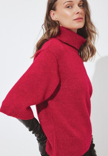 Пуловер с коротким рукавом