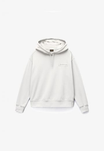 Пуловер с капюшоном