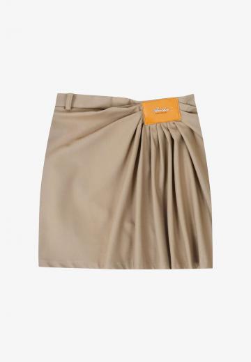 Юбка с накладными карманами