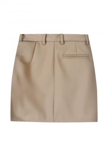 Юбка с накладными карманами