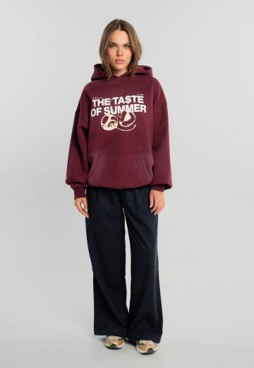 Пуловер с капюшоном