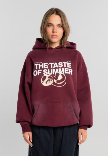 Пуловер с капюшоном