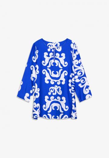 Атласная блузка