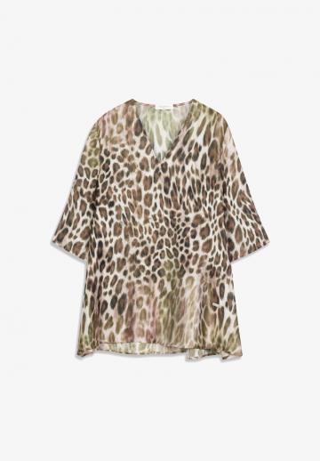 Атласная блузка