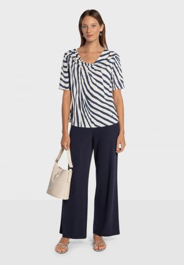 Атласная блузка