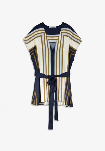 Атласная блузка