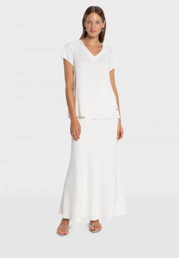 Атласная блузка