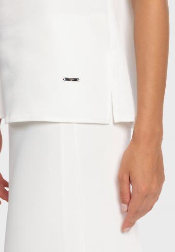 Атласная блузка