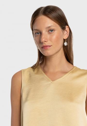 Блузка без рукавов