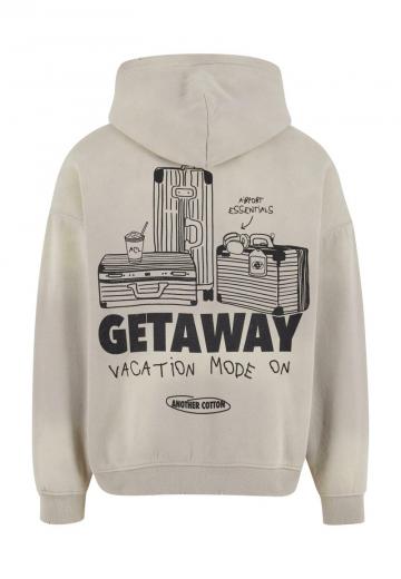 Пуловер с капюшоном