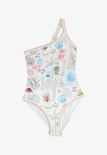 Слитный купальник