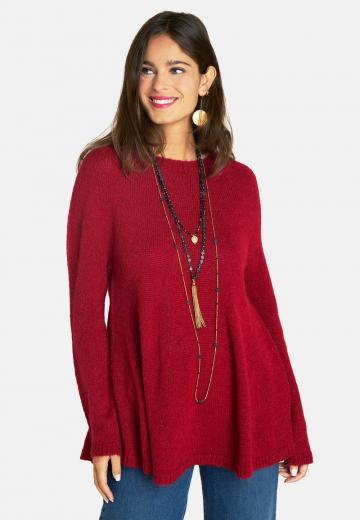 Длинный пуловер