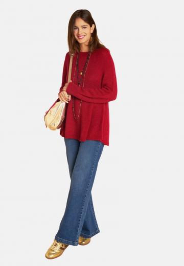 Длинный пуловер