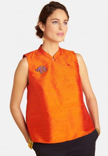 Шелковая блузка