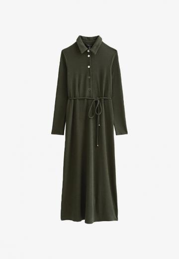 Вязаное платье