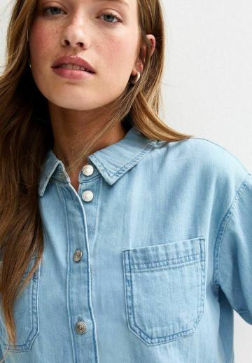 Джинсовая блузка