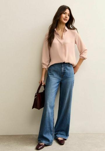 Джинсовая блузка