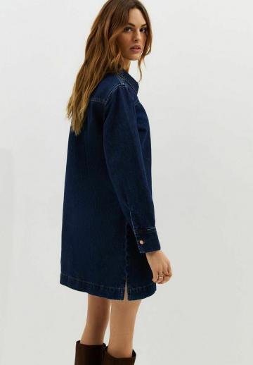 Джинсовое платье