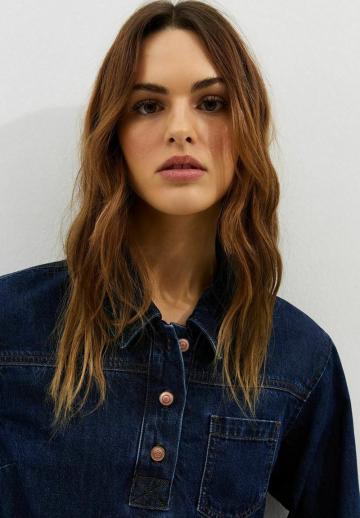 Джинсовое платье