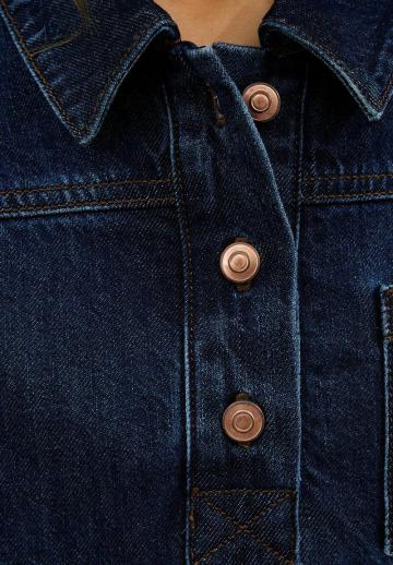 Джинсовое платье