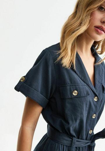 Джинсовый комбинезон