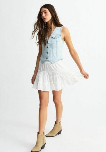 Юбка с воланами