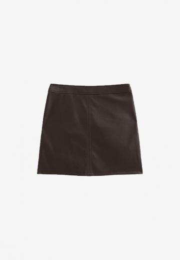 Кожаная юбка