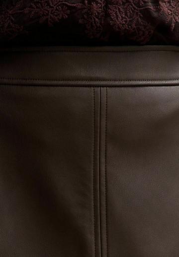 Кожаная юбка