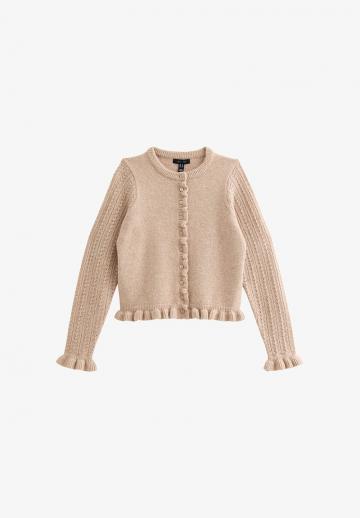 Вязаный жилет