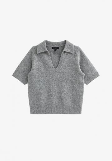 Пуловер с коротким рукавом