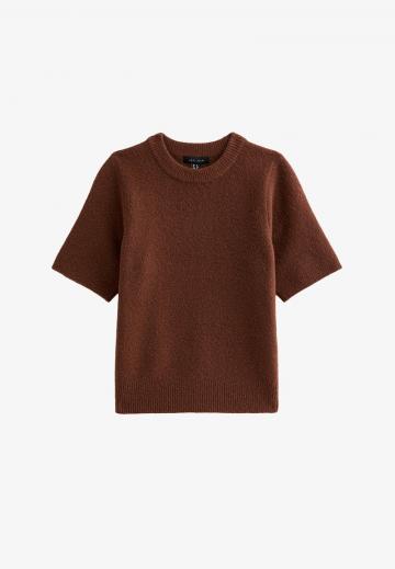 Пуловер с коротким рукавом