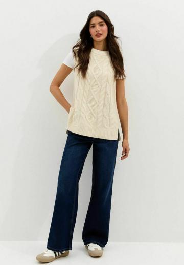 Длинный жилет