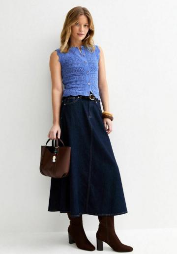 Джинсовая жилетка