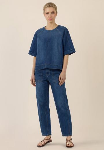 Джинсовая блузка