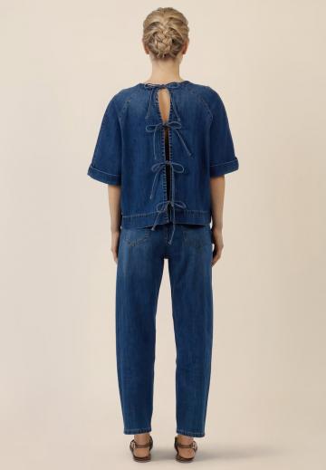 Джинсовая блузка