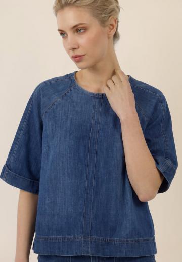 Джинсовая блузка