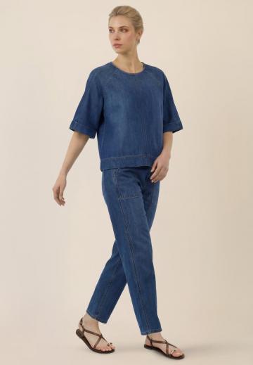Джинсовая блузка