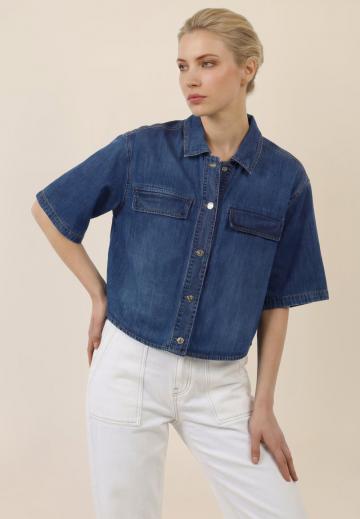 Джинсовая блузка