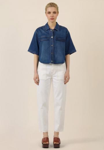 Джинсовая блузка