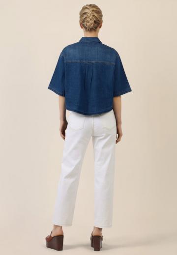 Джинсовая блузка