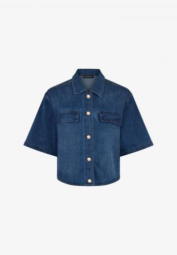 Джинсовая блузка