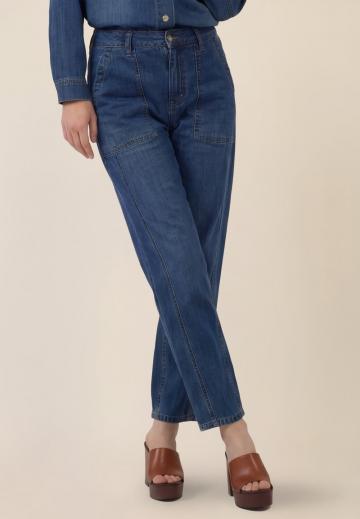 Прямые джинсы