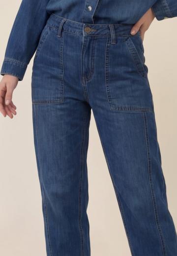 Прямые джинсы