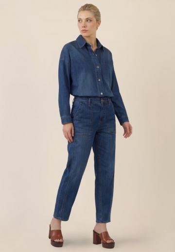 Прямые джинсы