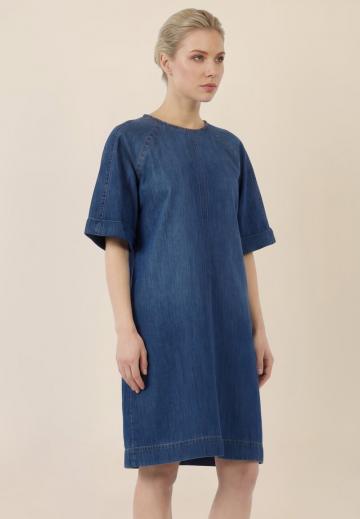 Джинсовое платье