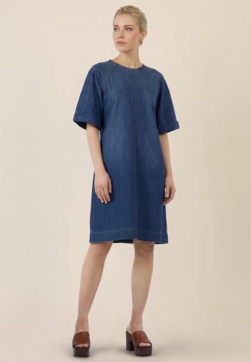 Джинсовое платье