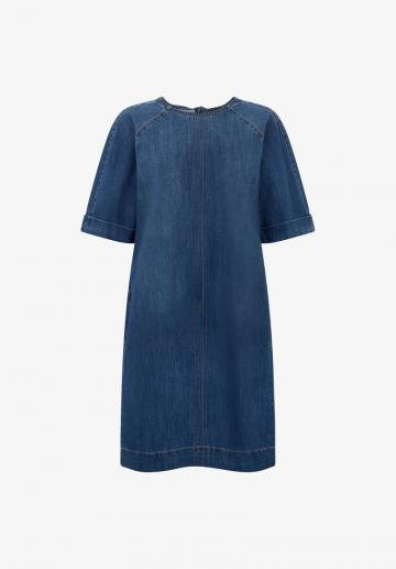 Джинсовое платье