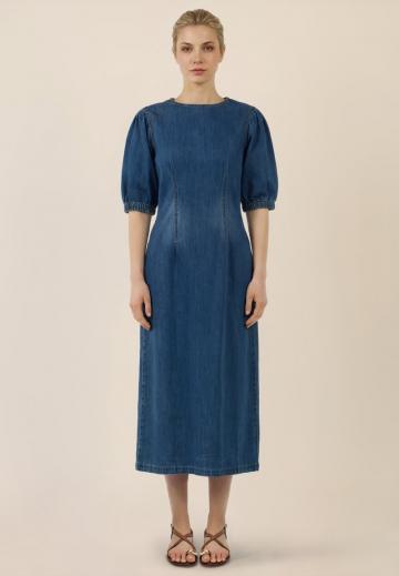 Джинсовое платье