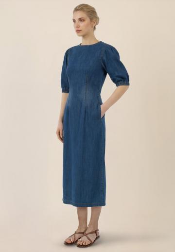 Джинсовое платье