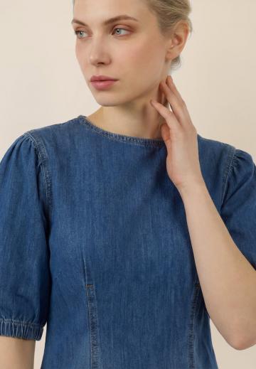 Джинсовое платье